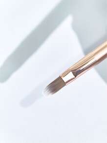 5 Peças Pincéis de Maquiagem de Lábios de Nylon Pretos, Ferramenta Cosmética Portátil
