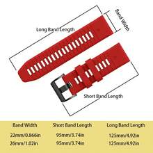 سوار ساعة ذكية من السيليكون عالي الجودة بقياس 22 مم/26 مم بطراز محايد مناسب للتنقل والرياضة والياقة البدنية، إكسسوار أنيق وشامل مناسب للاستخدام اليومي العادي، هدية للحبيب/الزوج، هدية عيد الأب، هدية عيد الميلاد