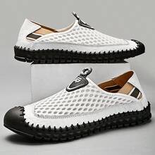 Men's Outdoor Closed Toe Sandals, Anti-Slip Beach & Water Shoes For Summer, Durable Quick-Dry Hiking Sandals With Adjustable Straps