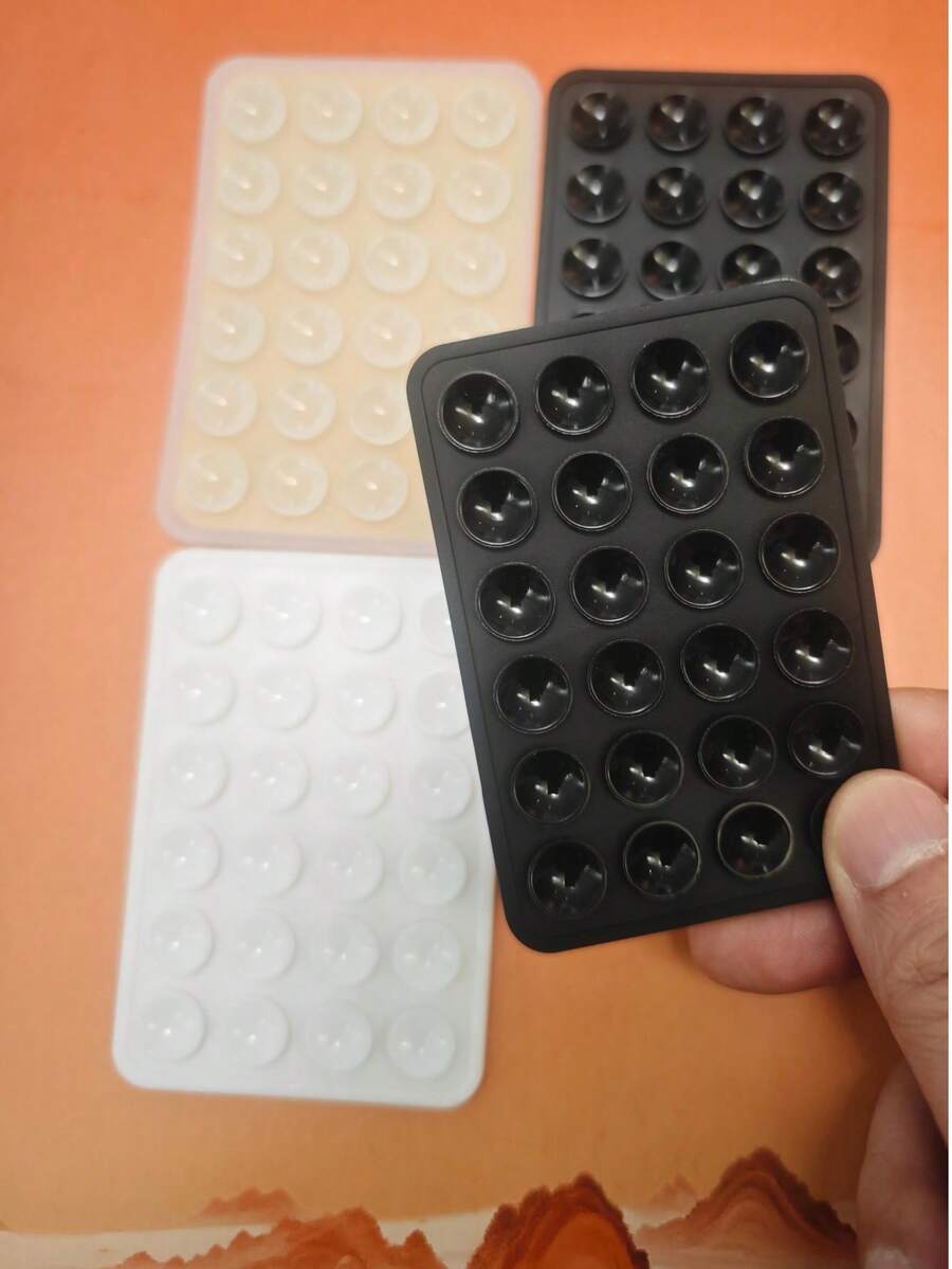 硅胶吸盘手机壳支架、手机吸盘、Octobuddy、粘性手机握把、粘性手机支架，适用于手机的粘性学校用品，返校 - 彩色 - 查看 1