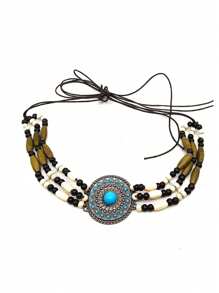 1 pieza Sombrero de paja para mujer con adorno de cadena de circonia, efecto degradado y hueco, Sombrero tipo Panamá tejido, Sombrero unisex para la playa, vacaciones y uso casual, adecuado para primavera/verano