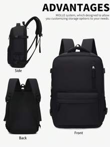 Plecak podróżny dla mężczyzn, lekki, odpowiedni na krótkie wycieczki, dojazdy do pracy, torba podróżna, duża pojemność, na laptopa, torba na książki
