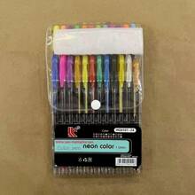 1 Set Unique Color (No Duplicates) - Fine Tip Art Markers, Plastic Material With Metallic Pen, Highlighter, Glitter Pen And Watercolor Pen, Suitable For Adult Coloring Books, Doodles, Scrapbooking, Drawing, Painting, Writing, Sketching And Highlighting, Great Gift For Back To School, Artists And Crafters