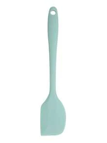 1pc/2pcs Silicone Scraper Spatula, Heat Resistant Baking Cream Scraper, One-Piece Butter Scraper - Pink - View 19