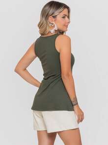 Regata Soltinha Dia A Dia Feminina Básica Premium Estilosa