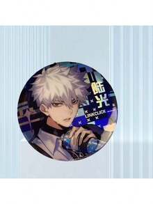 1 件时间特工动画贴纸徽章梦想未来系列全息特工徽章 - 彩色 - 查看 4