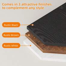 Tomnk Set Of 4/6 Floating Corner Shelves, Wall Shelves, Wall Decor, Room Decor, Rustic Wood Wall Mounted Storage & Display Shelves For Bathroom, Kitchen, Living Room & Bedroom Organization - 彩色 - 查看 6