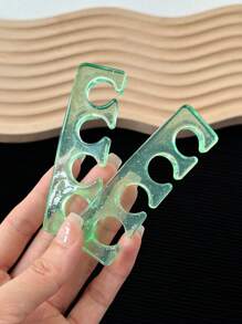 Reusable Silicone Finger Separator Nail Art Tool, Assist In Applying Nail Polish & Gel - Multicolor - View 10