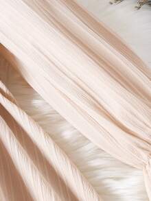 Girls Beaded Ruffle Off-Shoulder Casual Dress, Spring/Autumn