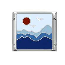 1 pièce Accessoires créatifs de la série Éléments de l'océan, bijoux DIY frais et personnalisés. Bracelet, collier, bague, bracelet de cheville et raffiné.