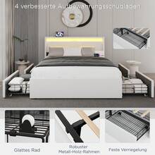 OYAJIA Bed Frames - 白色 - 查看 9