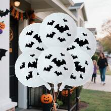 7 Stück/Set Halloween Fledermaus Design Luftballons