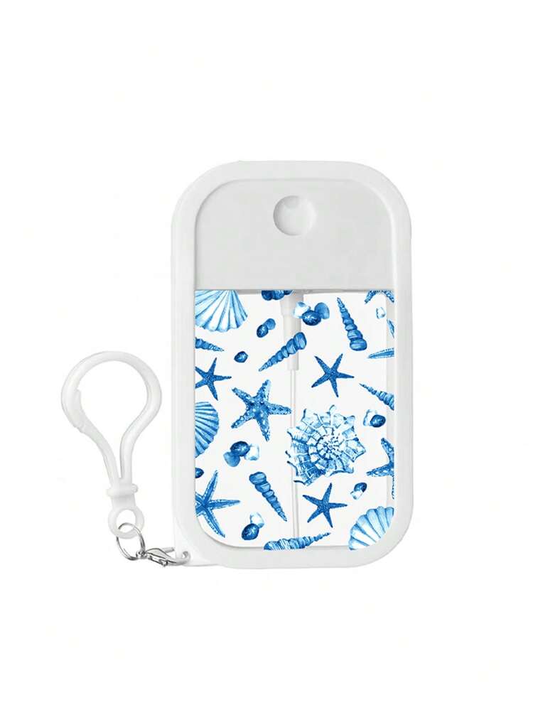 1pc Summer College Style Ocean Turtle Pattern Spray Bottle. Perfume Spray Bottle With Hook And Anti-Fall Silicone Cover, Hawaii Travel Portable Cosmetic Bottle, Makeup Spray Bottle, Birthday Gift For Family Or Friends, Holiday Gift, Suitable For 50ml - Multicolor - View 9