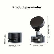 1pc Strong Magnetic Phone Holder, ABS Material, Waterproof Universal Smartphone Stand - Multicolor - View 8