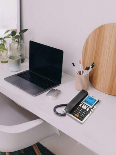  Teléfono Fijo Alámbrico Select Sound 8028 con Manos Libres e Identificador de Llamadas Para Oficina Escritorio