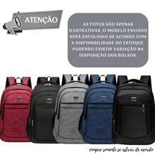Backpack Bag Reinforced Notebook Resistant Work College Korean - 灰色 - 查看 8