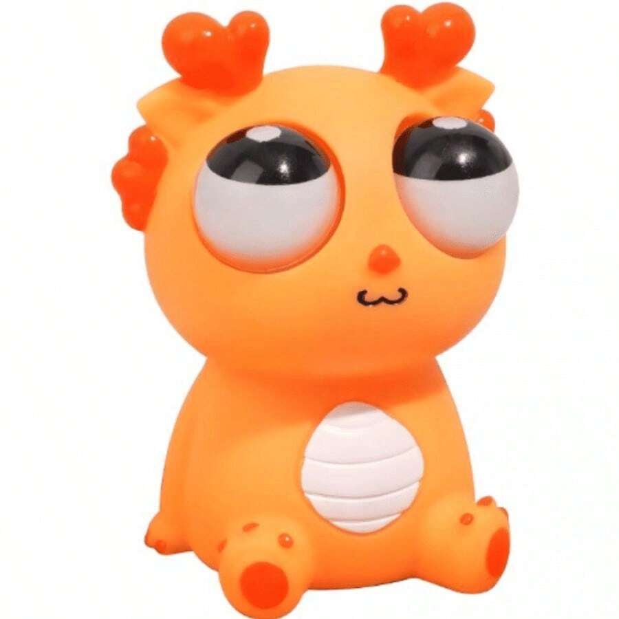 Dinosaurio de vinil exprimido naranja - Multicolor - Ver 1