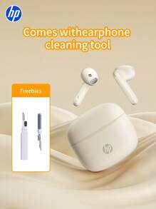 HP 5.4 入耳式无线耳塞、耳机、免费清洁工具、30 小时电池续航时间、IPX4 防水、兼容 Apple 和其他设备、可爱礼物、USB 转 Type-C、返校