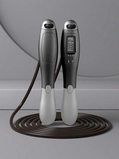 Corda per saltare regolabile per allenamento fitness, attrezzatura sportiva per palestra e casa