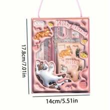 6pcs Stationery Set, 3D Gift Pencil Set, Back To School Gift, Perfect Gift For Birthday, Valentine's Day, Christmas, Thanksgiving And Holiday Collection, Ideal For Halloween, Christmas, Thanksgiving