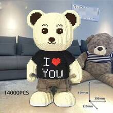 10.000 mảnh ghép hình gấu trúc nâu cỡ lớn, trò chơi ghép hình, đồ chơi tự làm có độ khó cao dành cho người lớn, tượng gấu bông, quà tặng sinh nhật, thích hợp cho tiệc tùng và làm quà tặng - Trong sáng - Xem 12