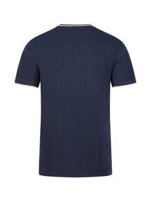 BENCH Men's T-Shirts Navy Blue - White - View 2