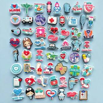 随机 20/40 件 Doctor 系列鞋饰，适用于木屐凉鞋，鞋饰，优质流行饰物，适合青少年、男士、女士和成人的绝佳礼物