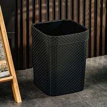 قطعة واحدة من علبة حفش جديدة منسوجة بالقطيفة، مناسبة لغرفة المعيشة والمطبخ والمكتب والاستخدام التجاري، غطاء مقاوم للتسرب بدون غطاء