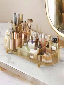 360 Degree Rotating Makeup And Brush Organizer Storage Box, Suitable Desk-Top Perfume And Skincare Display Rack, Rotating Pen Holder, Makeup Brush, Lipstick And Powder Puff Organizer Bag, Bags, Makeup Bag, Vanity, Travel, Make Up Bag, Storage, Makeup Organizer, Makeup Bags, Toiletry Bag, Desk Organiser, Cosmetic Bag, Makeup Pouch, Make Up Organizer, Vanity Accessories, Make Up Pouch, Make Up Bags, Jewellery Box, Pouch, Makeup Brush Holder, Brush Holder, Perfume Organiser, Pouch Bag