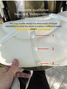 Baby Stroller Cushion, Baby Stroller Seat Cushion, Baby Stroller Cotton Pad Lying Pad, All Year Round Universal - Multicolor - View 6