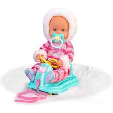 Famosa Nenuco Y Su Trineo Set De Juego De Nenuco Ideal Para La Diversión De Los Más Pequeños, Atuendo y Trineo Para La Nieve - Multicolor - Ver 5
