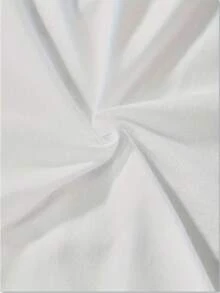 Playera esampado flora 3D plantas moño lazo strass Brillo  Estampado  Casual    Diamante imitación - Blanco - Ver 3