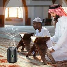 Portable USB Rechargeable Electric Incense Burner, Mini Arabic Style Aromatherapy Diffuser (Incense Not Included)