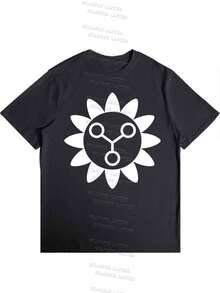 Camisetas de colores cómodos 100 % algodón para mujer, regalos para el día de la madre, tallas S-2XL, regalos de cumpleaños para mujer, camiseta de rueda dentada, regalo de rueda dentada, regalo para novio, camiseta para hombre, camiseta de ingeniero mecánico, camiseta con ojo psicodélico, camiseta steampunk para hombre. - Negro - Ver 5