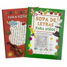 Children's Spanish Word Search Puzzle Book, Fun Spanish Vocabulary Learning Workbook, Learning Toys For Kids, Interactive Toys For Teachers And Students - 彩色 - 查看 2