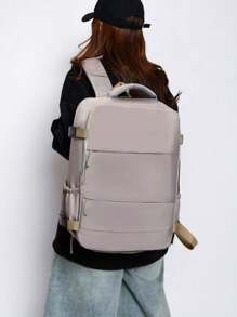 Mochila de viaje de equipaje de mano de 40x20x25cm, adecuada para Ryanair, avión, viaje, hombres y mujeres, compartimento para portátil de 14 pulgadas, para la escuela, exterior, viaje, oficina, universidad, escuela secundaria, transporte, deportes