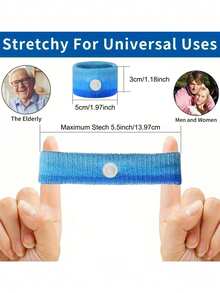 Motion Sickness Bands, For Pregnant Women Gifts Sea Sickness Wristband, Motion Sickness Wristband For Pregnant Women, Sea/Air Sickness Relief Bracelet, Outdoor Anti-Nausea Acupressure Wristband For Cruise Ship Travel Essentials - Multicolor - View 4