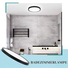 homefire Ceiling Lighting LED Ceiling Lighting Round Black White Two-Tone Optional Flat 15W Width 18cm For Bathroom Ceiling Lighting Bedroom Light Bathroom Light Kitchen Light Hallway Light - 6000k - Xem 8