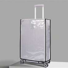 Luggage Protective Cover Transparent Thickened Wear-Resistant Waterproof Trolley Case Cover Travel Leather Case Cover