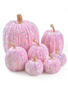 1/7PCS Autumn Artificial Velvet Pumpkin Various Sizes Artificial Flocking Foam Pumpkin Thanksgiving Halloween Harvest Festival Seasonal Festival Decoration Family Farmhouse Wedding Party Desktop Center Decoration ﻿ ﻿ Home Decor Halloween Decor Fall Decor Room Decor Autumn Decor Christmas Decorations Home Christmas Gifts Christmas Decor