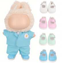 1 双手工制作的鞋子适合 6.69 英寸 LBB 娃娃，适合与 Lapopo 毛绒玩具搭配，娃娃鞋可装扮，玩具装饰，是送给小女孩、节日或返校的好礼物