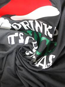 Conjunto de dos piezas de ropa de otoño para mujer, Navidad - Gris - Ver 8