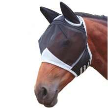 Ear-Attached Fly Mask, UV Protection Net For Horses