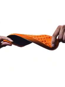 Kit With 3 Pairs Of Shock Zero Gel Insoles, Soft And Comfortable, For Men And Women, Sneakers, Boots, Shoes - 橘色 - 查看 2