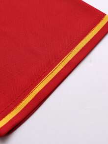 SURUIDA 1 件西班牙男式足球球衣，红色运动衫，舒适运动 T 恤，适合团队比赛 - 紅色 - 查看 6