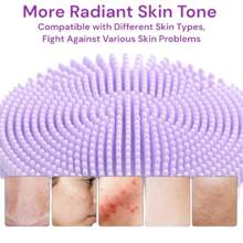 Silicon Facial Cleansing Brush Facial Cleansing Brush Silicone Face Scrubber For Men Women Electric Facial Scrubber IXP7 Level 100 Waterproof Silicon Facial Brush