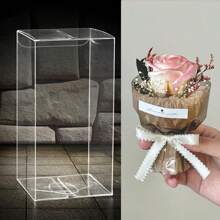 Pocket Rose Soap Flower Bouquet, Mini Preserved Rose Gift, Dried Flower Mini Souvenir, Girlfriend Birthday Decor, Mini Sunflower, Blue Rose, Red Rose, Pocket Romance - Multicolor - View 14