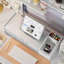 Monitor Stands - Due ripiani + cassetto destro - Visualizzare 2