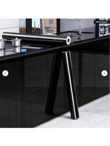 1 卷厨房防水防油墙贴，Hite 光泽加厚耐热贴纸，适用于抽油烟机翻新，可切割 DIY 壁纸，适用于厨房橱柜炉灶台面/房间装饰、家居装饰、卧室装饰、房间装饰、粘贴在瓷砖上、海报、墙面印刷品、卧室房间装饰 - 白色 - 查看 16