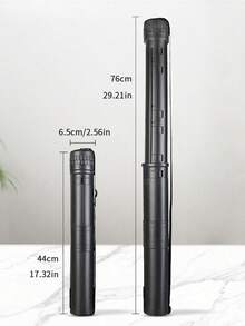 6.5cm/2.56in Diameter Plastic Telescopic Art Tube, 43.5cm/17.13in Retracted Length, Max 75cm/29.53in Extended Length, High-Quality Plastic Telescopic Art Tube, Storage Tube, Collection Tube, Transport Tube, Poster Tube, Quiver Tube,For School Supplies,Back To School - Multicolor - View 14